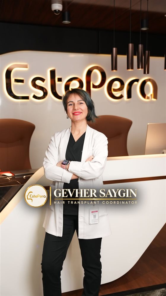 Gevher Saygın, coordinadora de trasplante capilar de ESTEPERA en Estambul